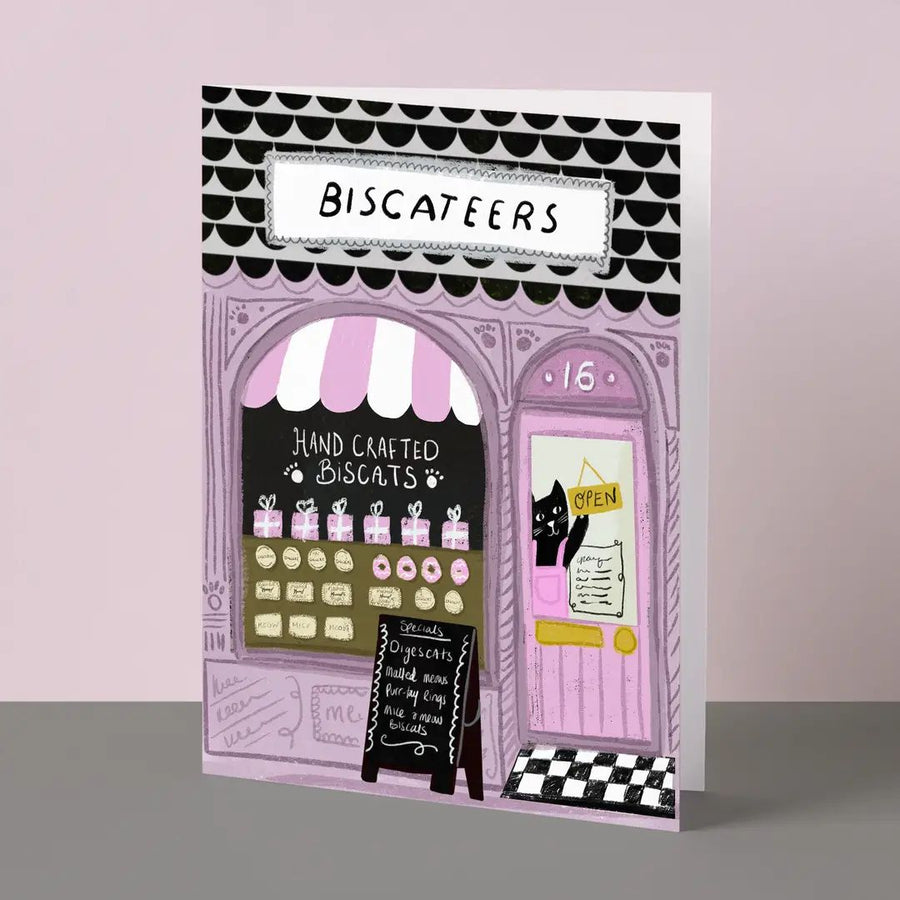 Biscat Cat Shop Card