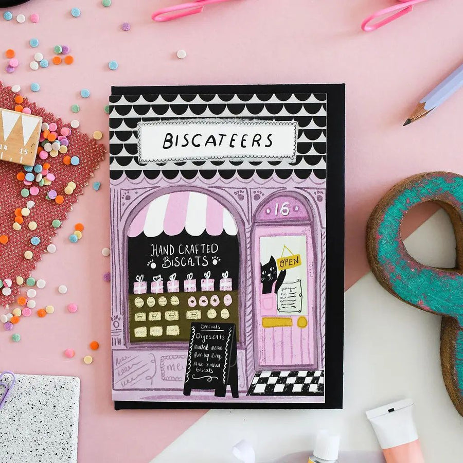 Biscat Cat Shop Card
