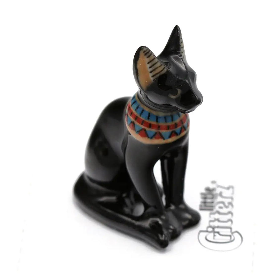 Bastet Egyptian Cat Porcelain Miniature