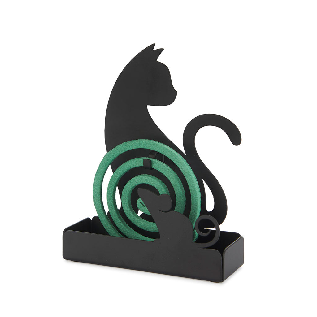 Black Cat Mosquito Coil Holder