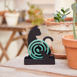 Black Cat Mosquito Coil Holder