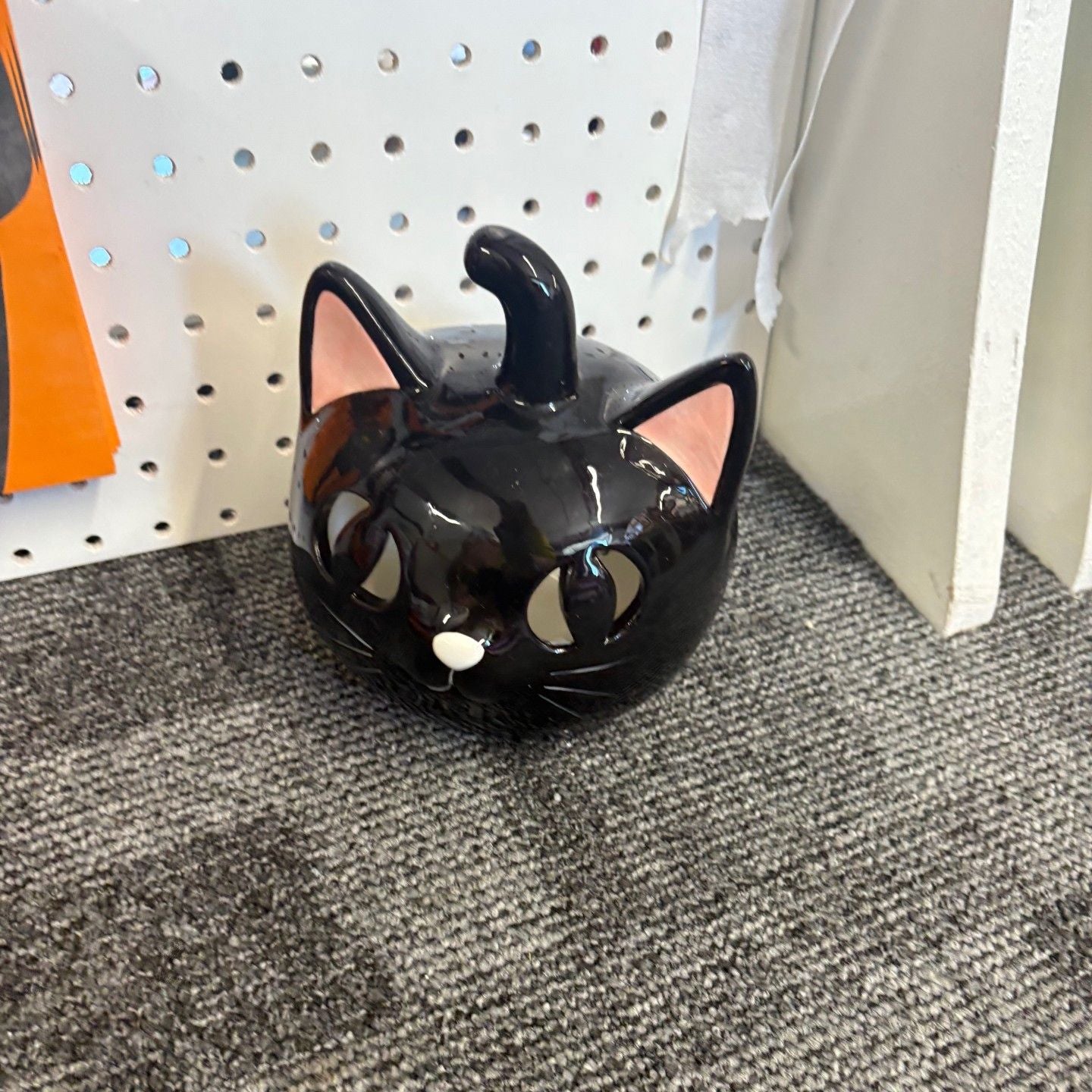 Ginger Cat Pumpkin Tealight Holder