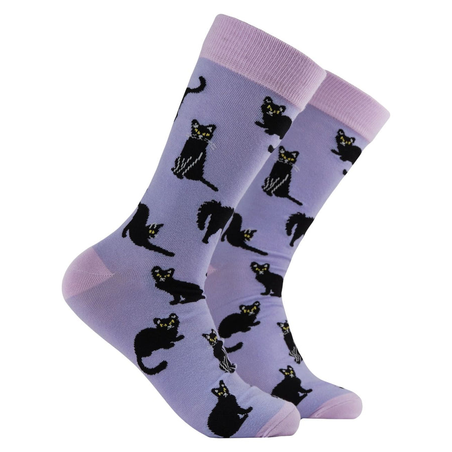 Lucky Black Cats Bamboo Socks, UK 4-8