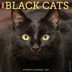 Black Cats 2025 Wall Calendar