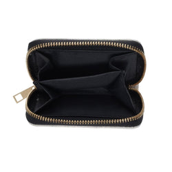 Black Kitty and Cushions Zip Purse