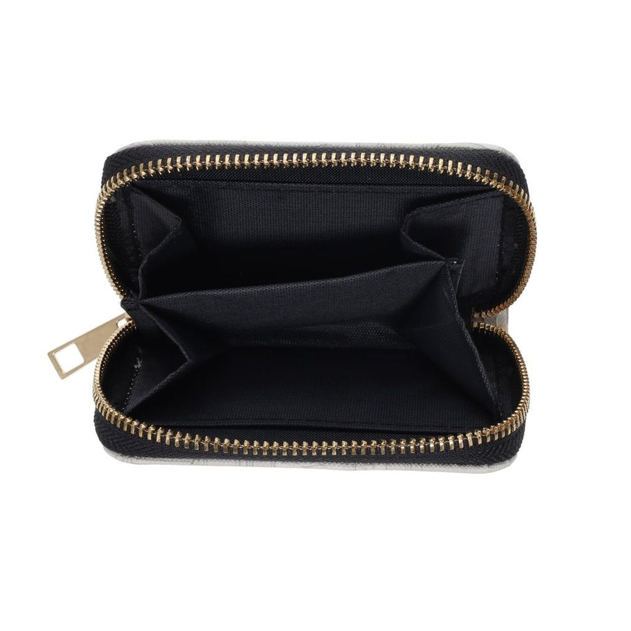 Black Kitty and Cushions Zip Purse
