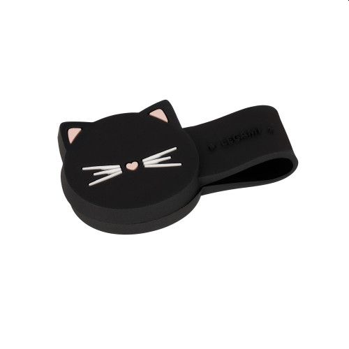 Black Kitty Magnetic Clip