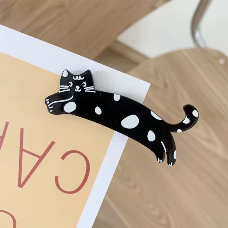 Spot Cat Twin Hair Clips
