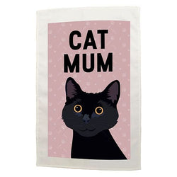 Cat Mum Tea Towel