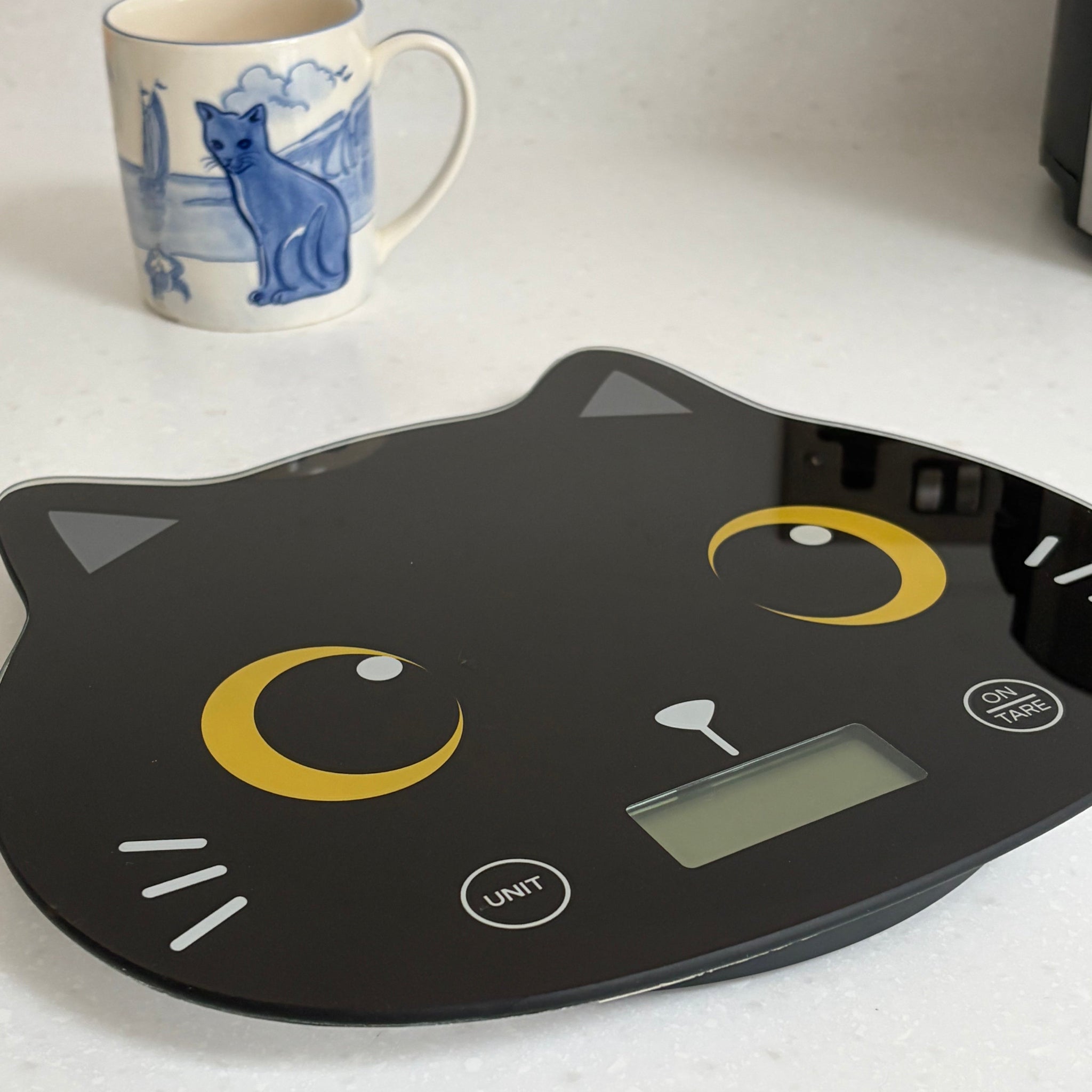 Black Kitty Kitchen Scales