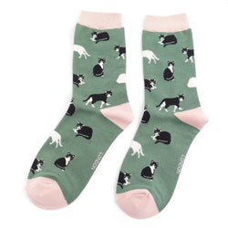 Black & White Cats Socks UK 4-7