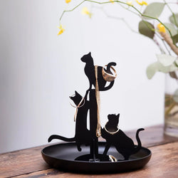 Black Cats Jewellery Stand, The Cat Gallery