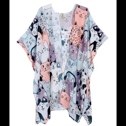 Blush Kitty Kimono
