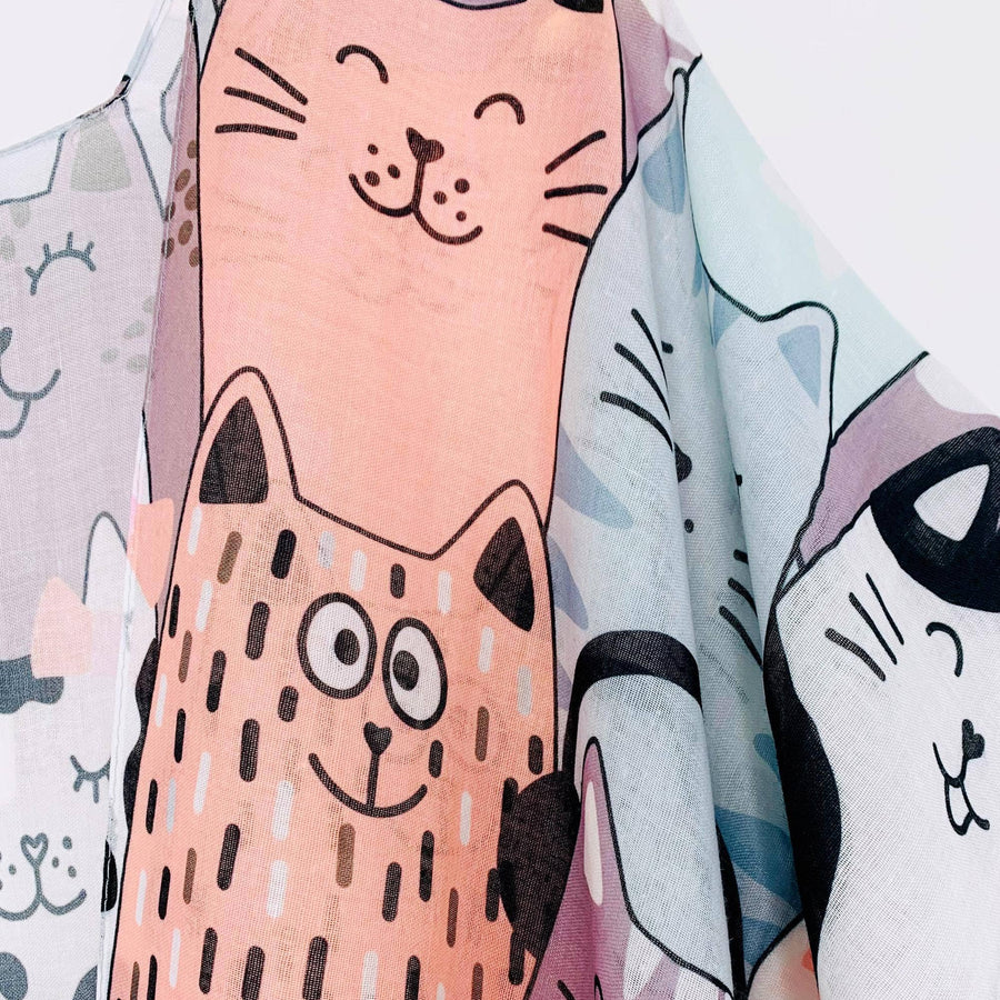 Blush Kitty Kimono