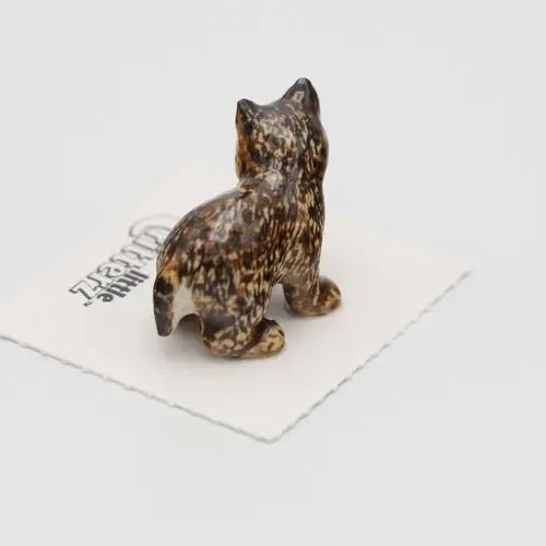 Bobcat Kitten Porcelain Miniature