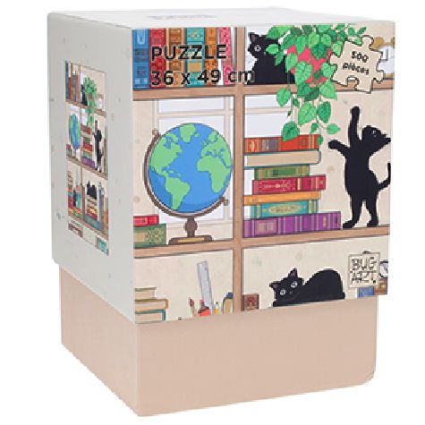 Black Kitties 500 Piece Jigsaw