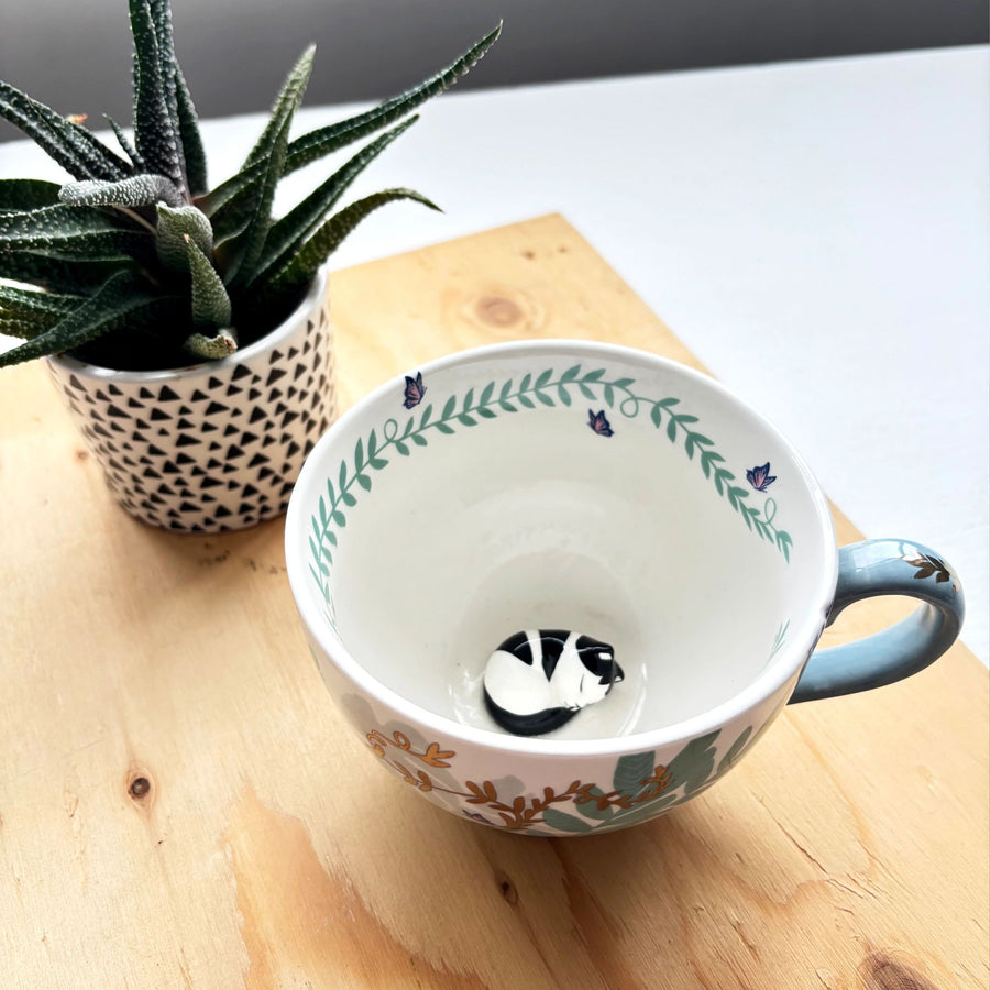 Botanical Cat Mug