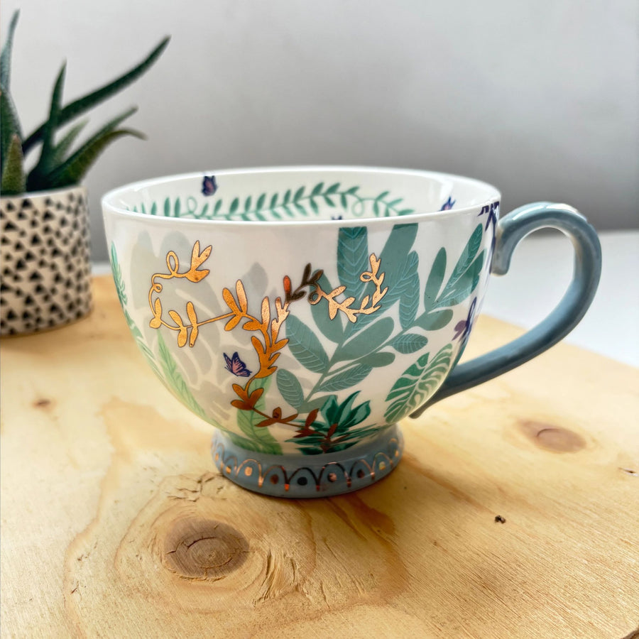 Botanical Cat Mug