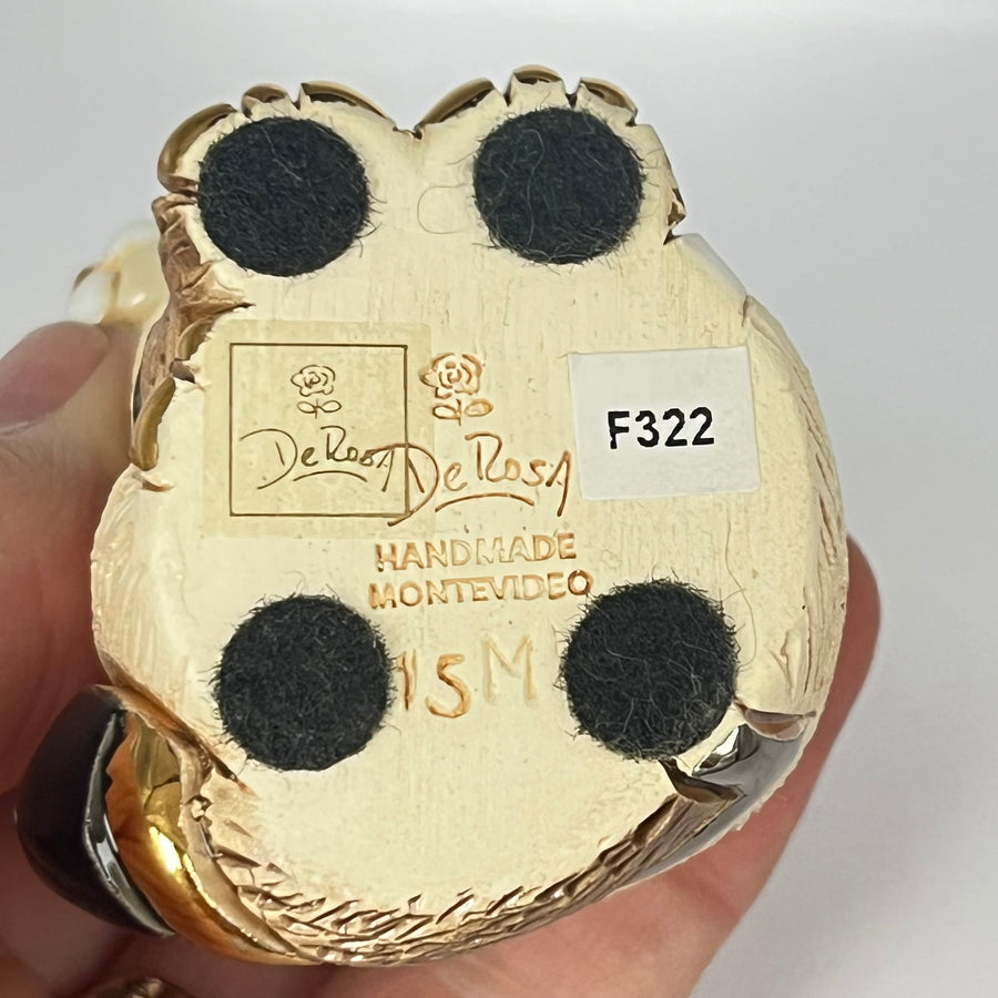 Vintage De Rosa Siamese Cat Sitting Up F322