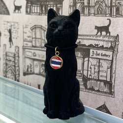 8cm Original Lucky Cat with Thailand Flag Charm