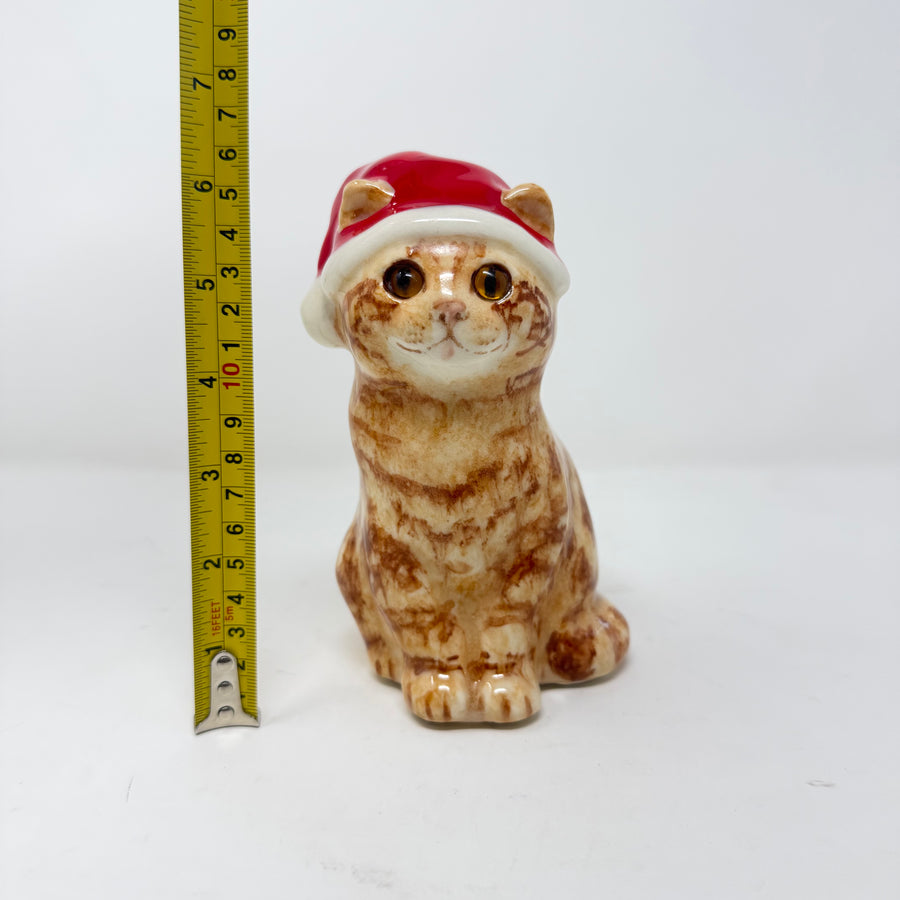 Winstanley Ginger Cat Santa Hat Size 2