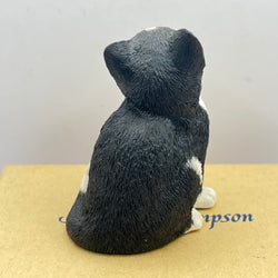 Vintage Sherratt & Simpson Black & White Cat Looking Up (Boxed)