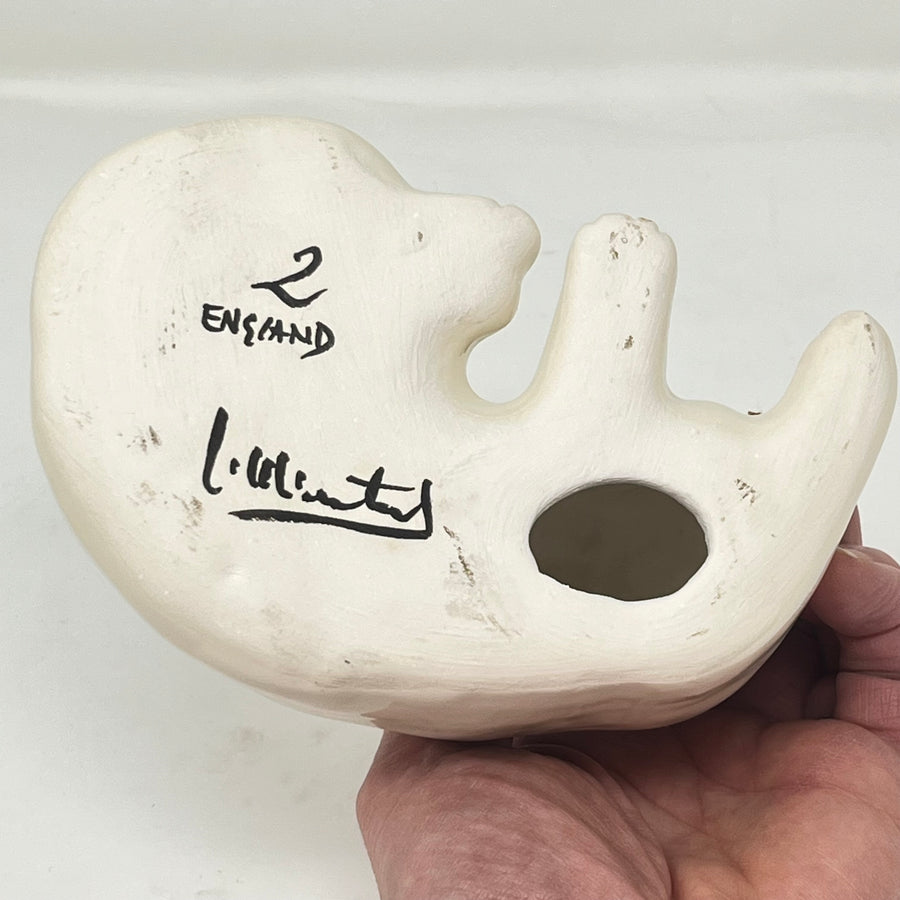 Winstanley White Cat Lying - Size 2