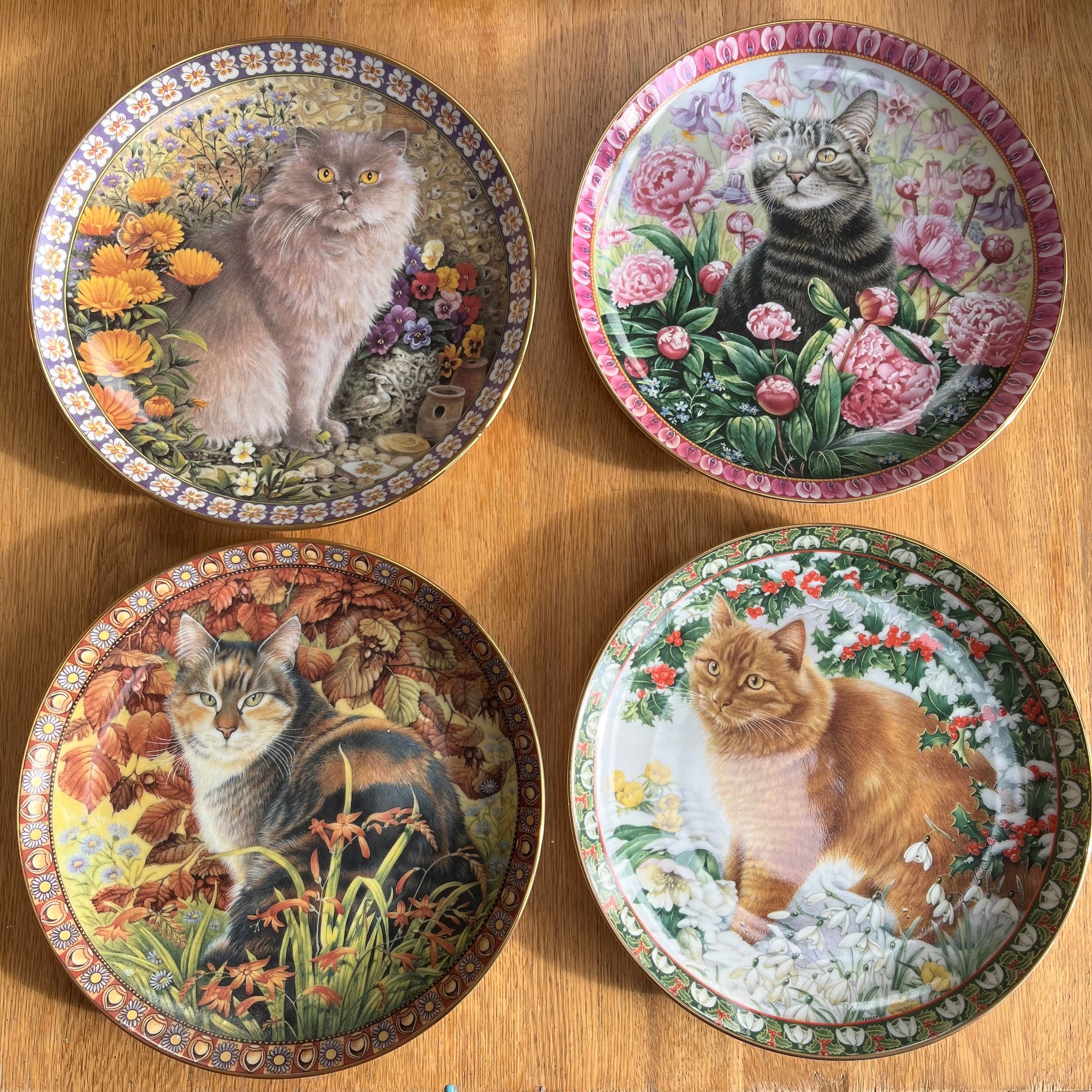 1257 LAI The Four Seasons Plates