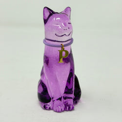 February Lucky Glass Cat
