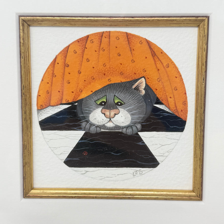 Vintage Linda Jane Smith Original Artwork "Ladybird"