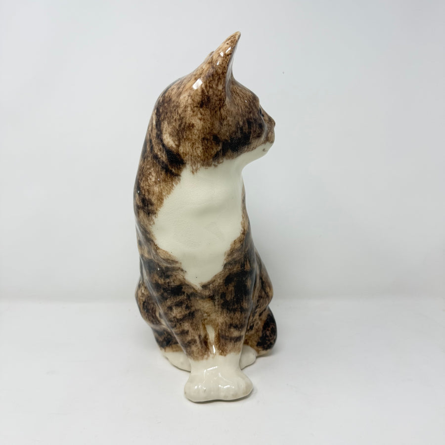 Winstanley Grey Tabby Cat Sitting - Size 6