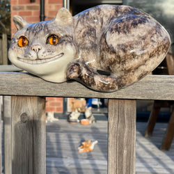Winstanley Tabby Cheshire Cat - Size 2 (fence sitter)