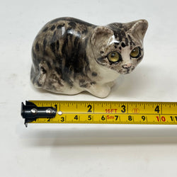 Winstanley Grey Tabby Cat Crouching - Size 1