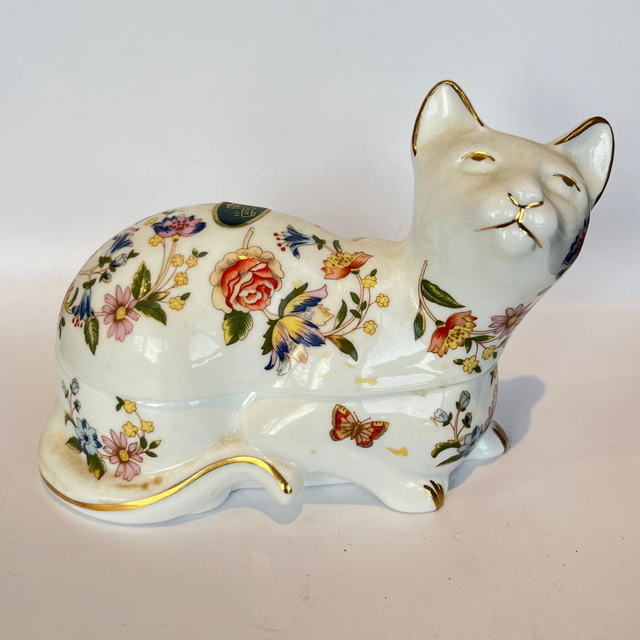 Vintage Aynsley Cottage Garden Trinket Pot
