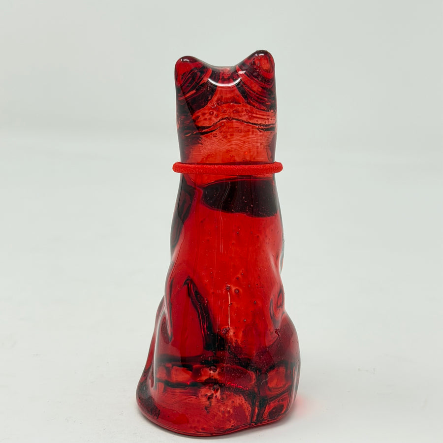 July Lucky Glass Cat