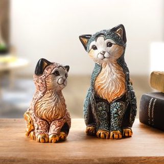 De Rosa Calico Sitting Cat