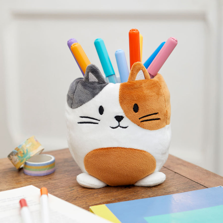 Cat Pot Hoder Calico Kitty Pen Pot Holder – The Cat Gallery
