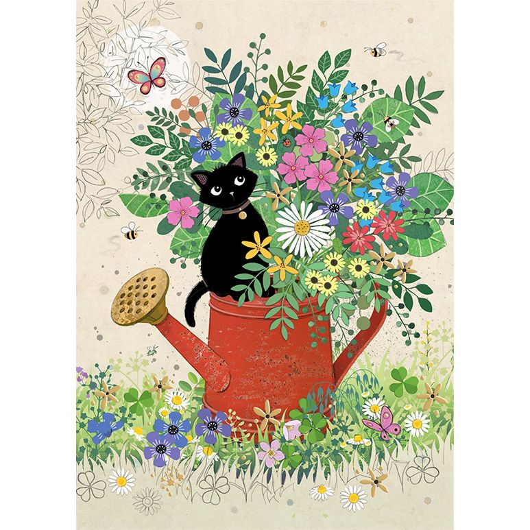 Can Kitty Card by Bug Art
