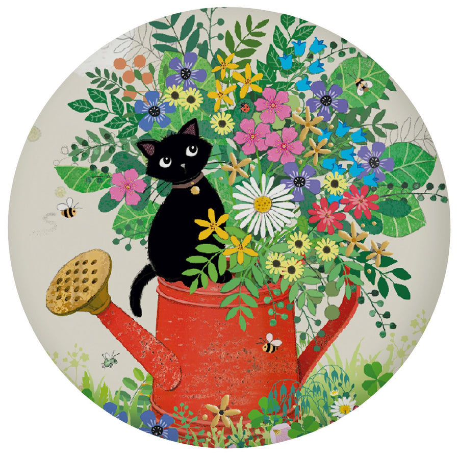 Black Kitty Fridge Magnet
