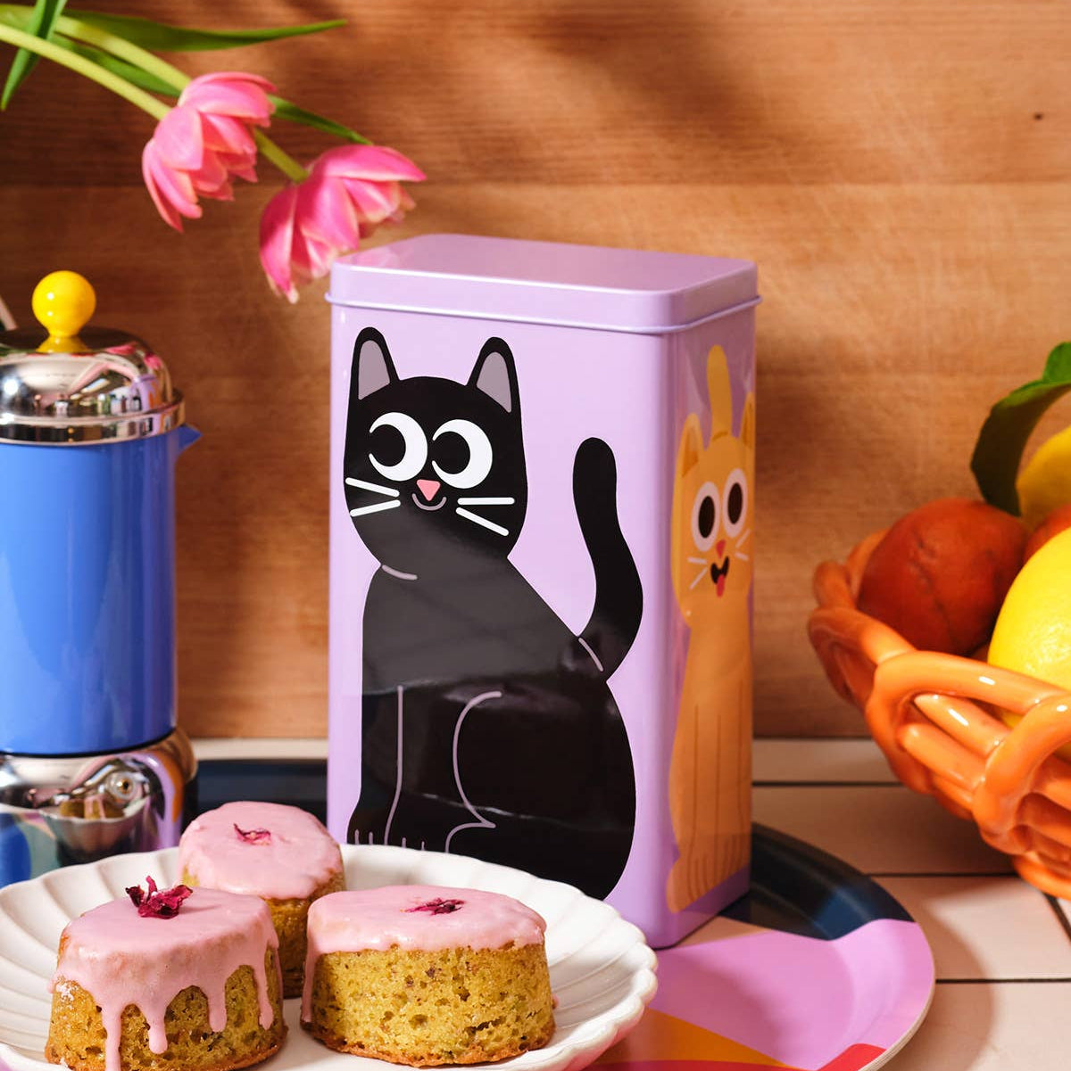 Cat Kitchen Storage Tin
