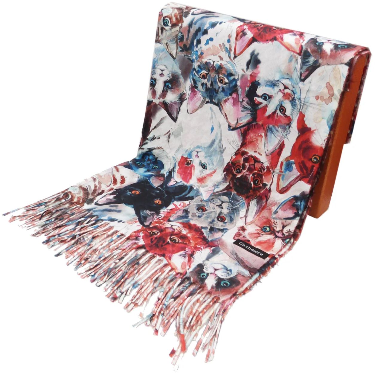 Cats Pashmina Style Scarf