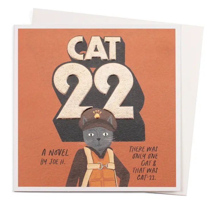 Cat 22 Greetings Card, The Cat Gallery