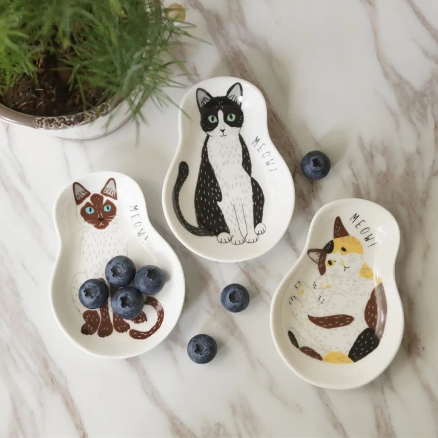 Cat Ceramic Seasoning Dish