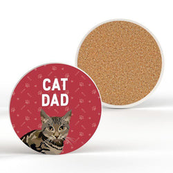 Cat Dad Coaster, Tabby