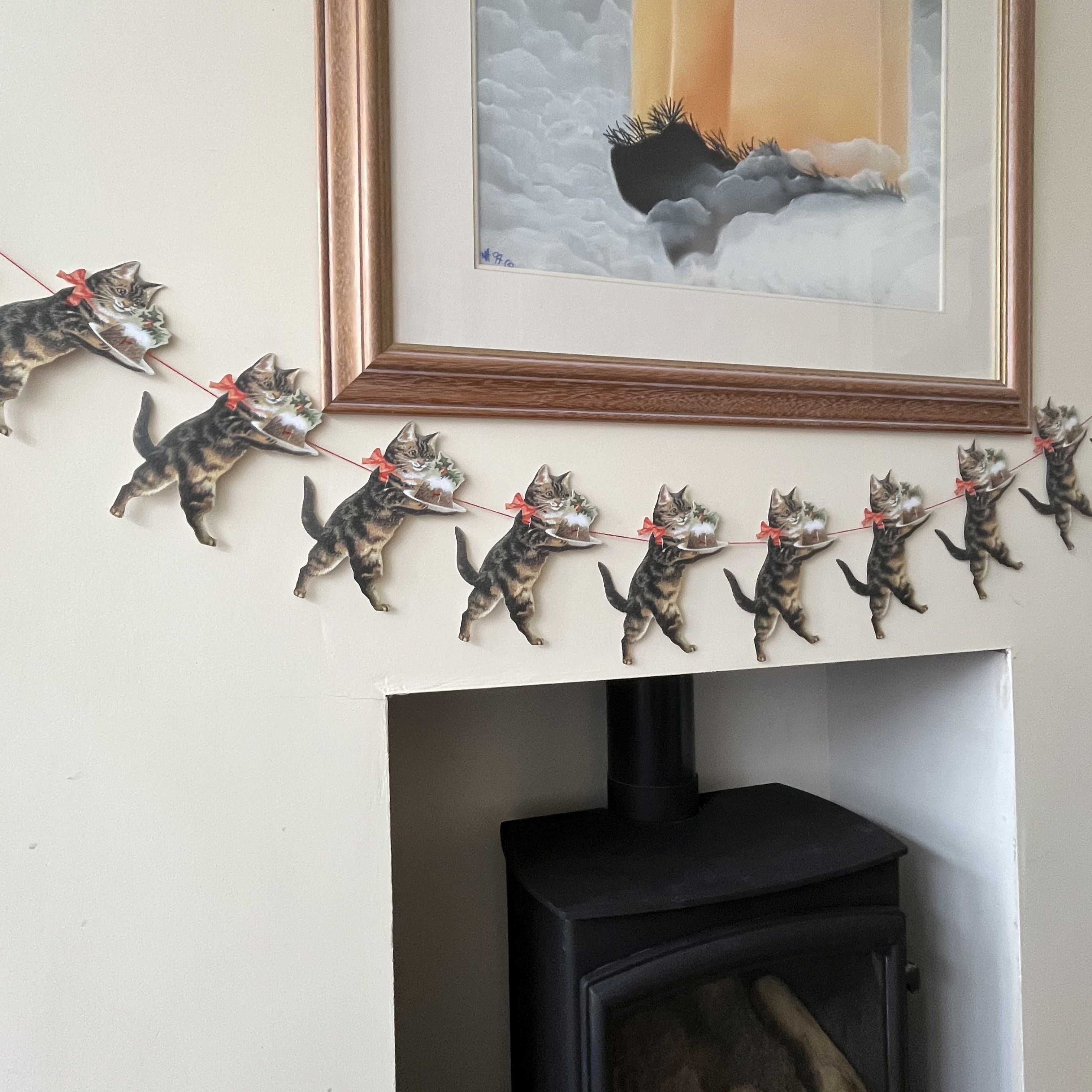 Christmas Cat Garland