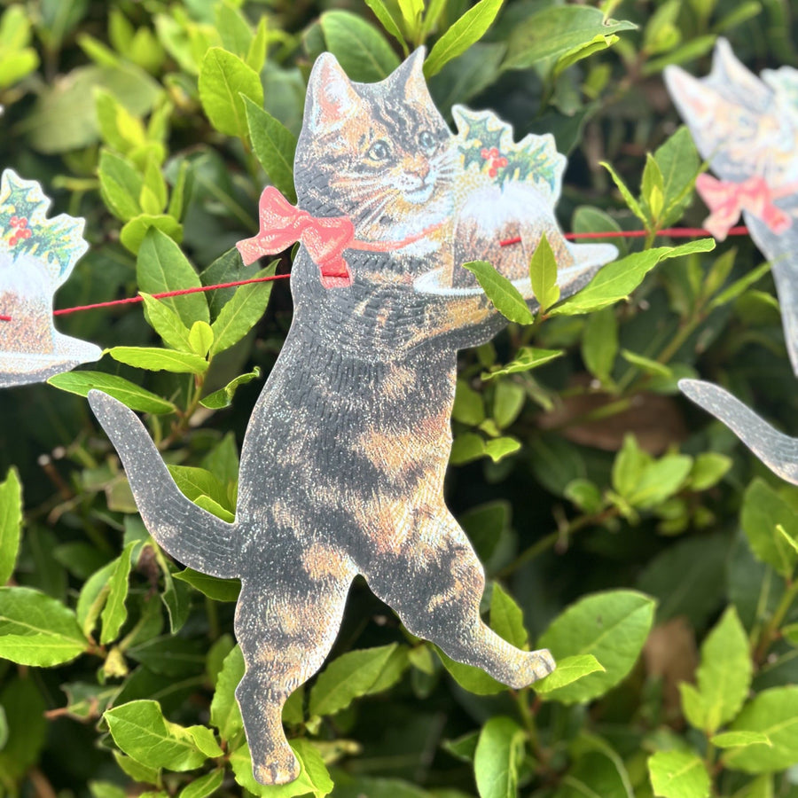 Christmas Cat Garland