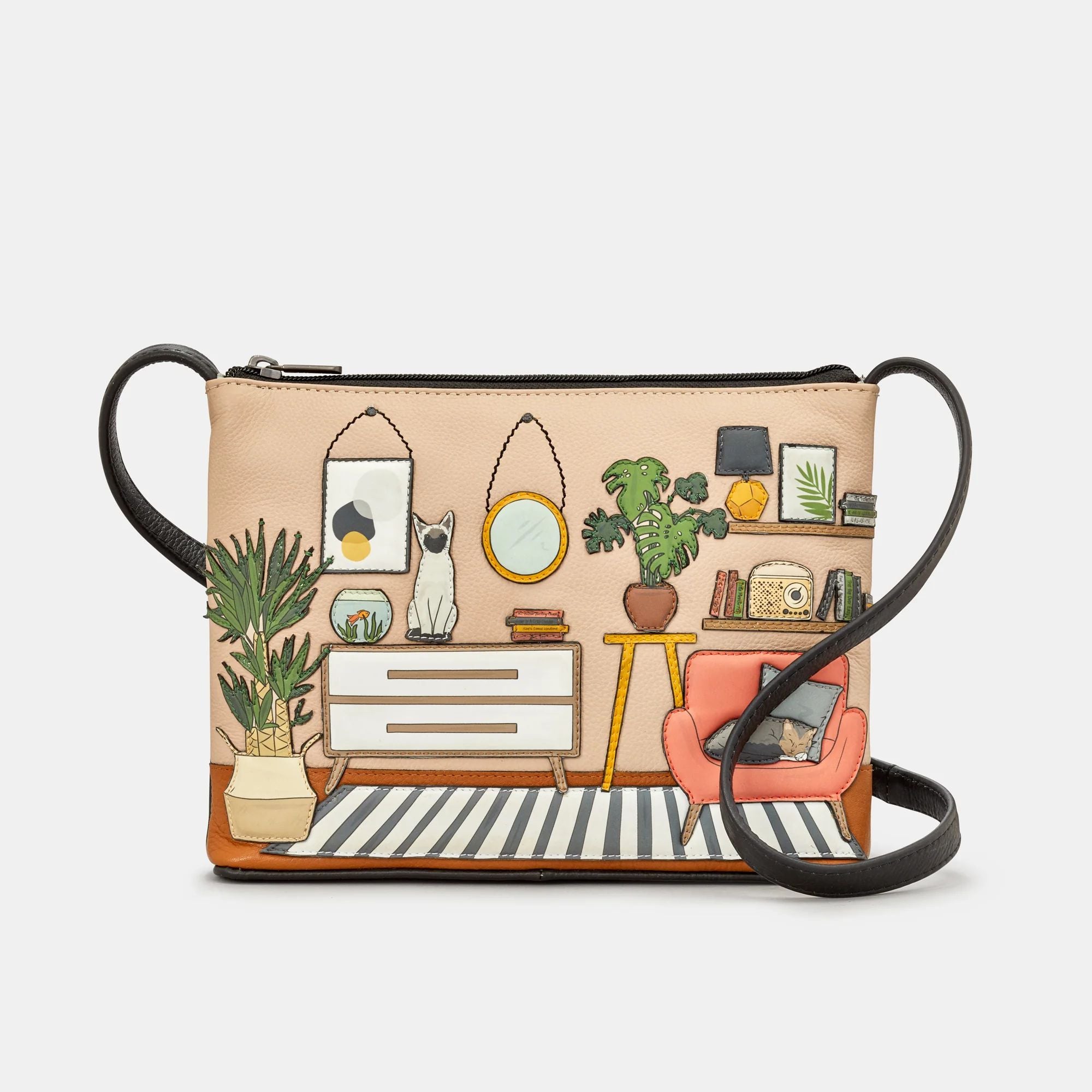 Cat Lounge Cross Body Bag