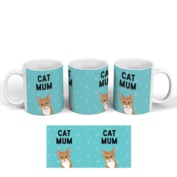 Cat Mum Mug, Ginger Cat