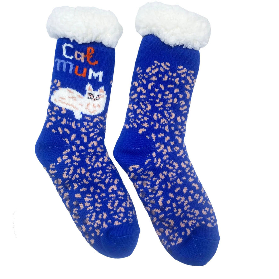 Cat Mum Cosy Slipper Socks