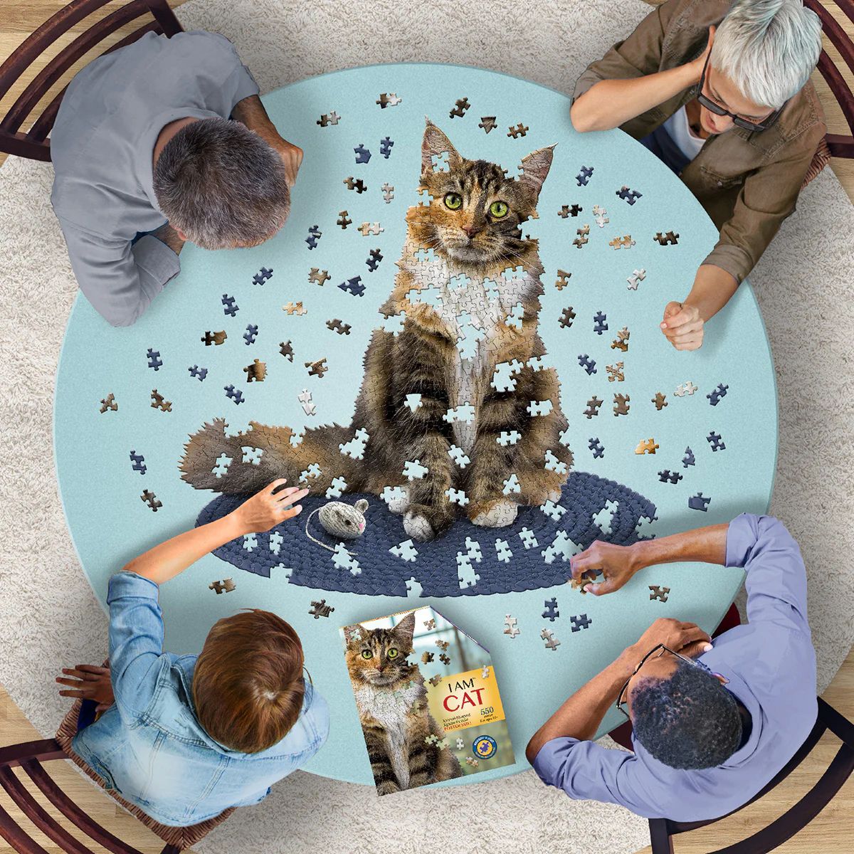 I am Cat 550 Piece Jigsaw